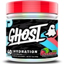 GHOST Hydration, Kiwi Erdbeere, 40 Serv, Elektrolyt-Pulver - Getränke Mix Supplement mit Magnesium, Kalium, Calcium, Vitamin C & Taurine für Energie & Endurance - Vegan, frei von Soja, Zucker & Gluten