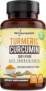 Complesso curcumina curcuma con Piperine, 100% Pure - 120 capsule