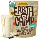 TerraChimp Organic Vegan Protein Powder - con Probiotici - Non OGM, Dairy Free, Non Whey, Polvere proteica a base vegetale per le donne e gli uomini, senza glutine - 52 Servings 64 Oz (Vanilla)