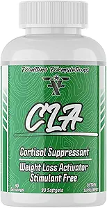 Fomulazioni Frontline CLA, Cortisol Suppressant, Stimulant Free, Migliora l'energia e il metabolismo, Aumenta l'energia e l'endurance, Train Harder, Recover Faster, Veteran Owned e Operated (90 Servings)