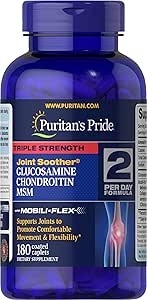 Puritan Pride Glucosamine Condroitin MSM Tablets, 2 Per Day Formula