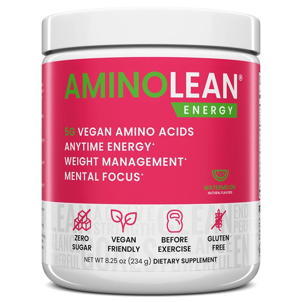 RSP Nutrition AminoLean Pre Workout Powder, Amino Energy & Weight Management mit BCAA Amino Acids & Natural Caffeine, Preworkout Boost für Männer & Frauen, 30 Serv