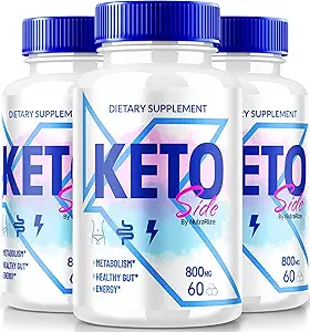 (3 Pack) Keto Side Capsules, Premium-Ergänzung zur Unterstützung von Active Lifestyle, All- Natural Keto-Unterstützung, um Fit und gesunden Körper, KetoSide Detox Pills Bewertungen (180 Kapseln)