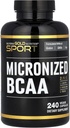 California Gold Nutrition Sport, Micronized BCAA, verzweigte Kette Aminosäuren, 240 Veggie Kapseln