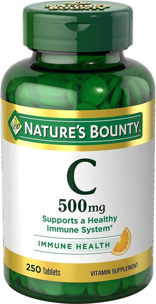 Bounty Pure Vitamin C 500 mg Compresse 250 compresse (Pack of 3)