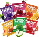 Energy Bytes Caffeine Gummies | Instant Energy Chews für Laufen, Radfahren und Sportleistung | Vegan, Low Sugar | Variety Pack (12-Pack)