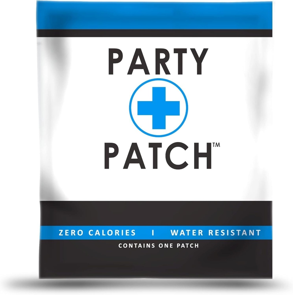 Zero Calories, Water-Resistant Recovery Patch für Partys und Nächte Out - 5 Pack