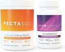 EcoNugenics fördert Brust-Gesundheit & Cellular Support - BreastDefend 30 Kapseln + PectaSol-C Modified Citrus Pectin 454 Gramm Bundle
