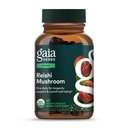 Gaia Herbs Reishi Mushroom - aiuta a mantenere un sistema immunitario sano e supporta la salute del cuore - supplemento di erbe di adaptogen per il supporto di longevità - 40 Vegan Liquid Phyto-Capsules (40-Day Supply)