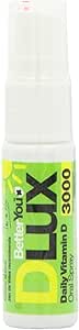 BetterYou Vitamin D3 Spray Flüssige Immununterstützungsergänzung, 3000 IU Stärke pro Einzelspray, 0,507 Fl Unze (100 Sprays), Pfefferminz