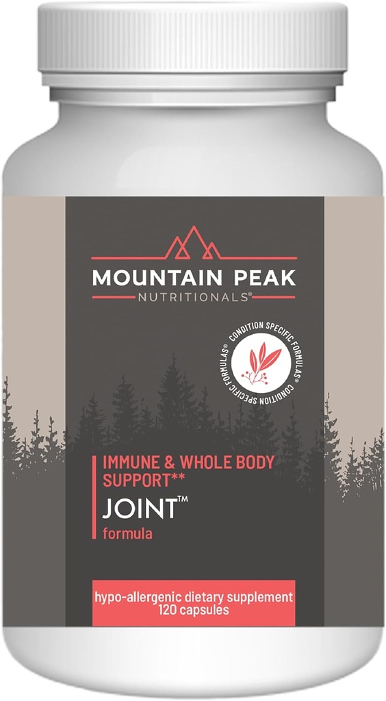 Mountain Peak Nutritionals Joint Formula - Joint Support Supplement mit Glucosamin, Boswellia & Vitamin C - Unterstützt Joint Flexibility & Mobility - Allergische Nahrungsergänzung (120 Kapseln)
