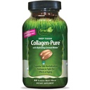 Irwin Naturals Deep Tissue Collagen-Pure - 80 Liquid Softgels - Intensive Nourishment für die Haut - 2.000 mg hydrolysiertes Kollagen - 16 Gesamt Servietten