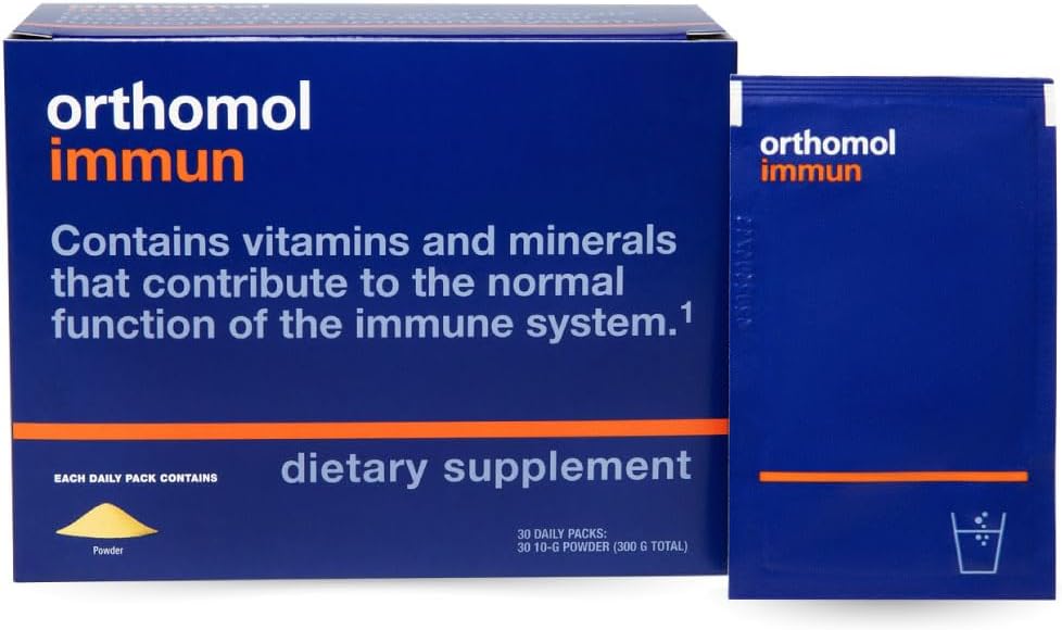 Polvere di Immun ortomolo, supplemento di supporto immunitario, alimentazione di 30 giorni, vitamine A, B, C, D, E, Zinco, Iodio
