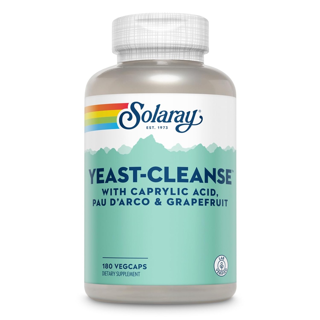 Solaray Least-Cleanse -- 180 capsules végétariennes