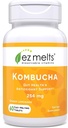 EZ Melts Dissolvable Zucchero-Free Kombucha Tablets con SCOBY & Aceto di sidro di mele, Gut Salute Integratori per Uomini & Donne, Ginger Lemonade Flavor, Alimentazione 2-Month - 1 Confezione