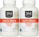 365 von Whole Foods Market, Lion's Mane, 90 Count (Pack von 2)