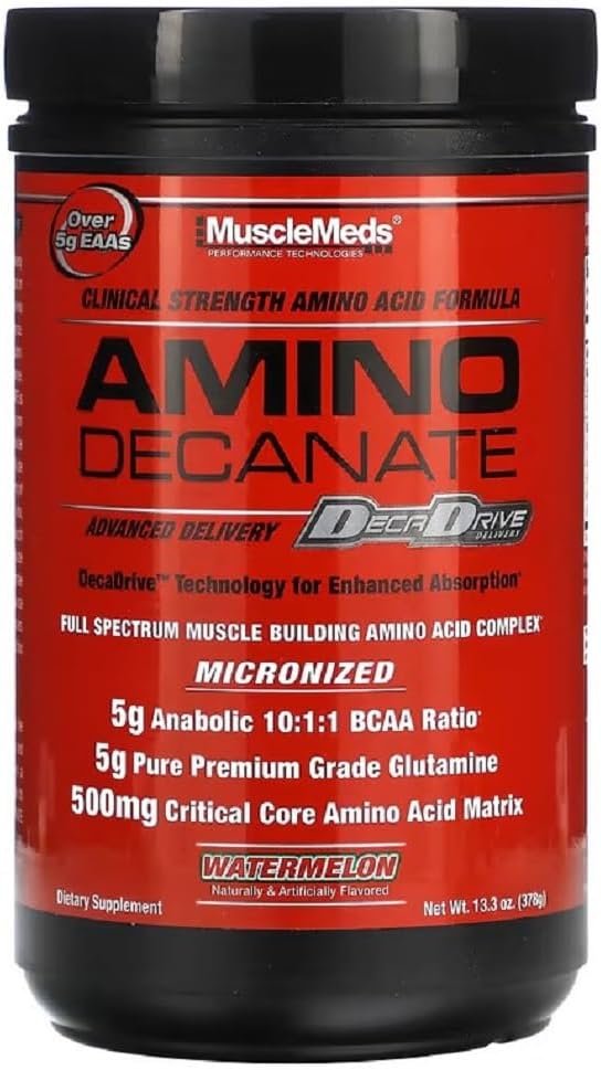 Muscle Meds Amino Decanate, Wassermelone, 13.3 Oz
