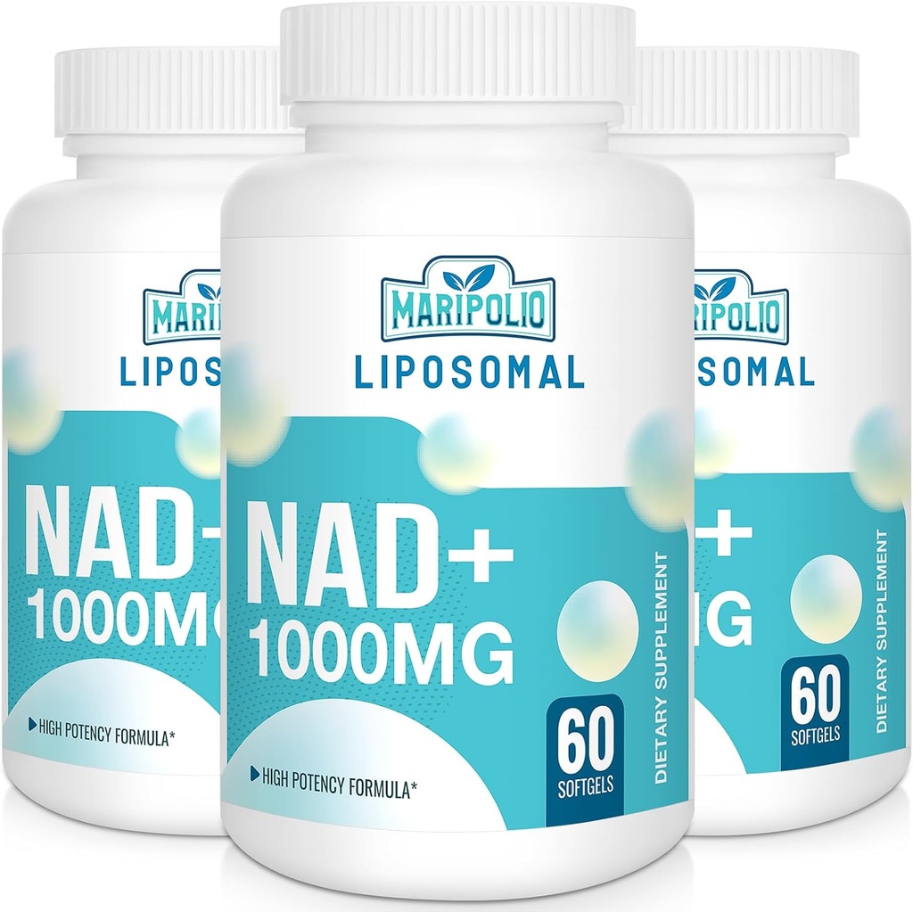 Supplément NAD+ liposomale 1000 mg de NAD le plus élevé Pontecy de NAD