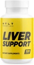 Soutien du foie par HTLT-TUDCA, Inositol, acide alpha lipoïque et supplément de sélénium avec antioxydants : chardon, racine de dard et extrait de racine de betterave pour la santé du foie (120 capsules)