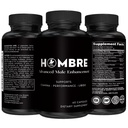 Hombre Male Enhancing Supplement – 2 in 60 Tagen mit unseren Erweiterung Pillen für Männer Muskelwachstum hinzufügen – Größe, Stärke, Stamina – Ausdauer, Leistung, Energie-Booster - 60 Kapseln
