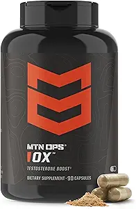 MTN OPS Ox Testosteron Booster, Testosteron Ergänzung für Männer Blend mit Tribulus Terrestris & Adrenal Support Blend mit Maca Wurzelkapseln, 30 Servierungen