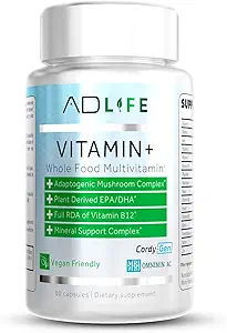 Projekt AD Vitamin+ Multimineral Multivitamin Supplement Komplette Antioxidationsmittel, Energie & Immununterstützung. (60 Servietten)