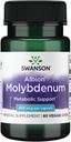 Swanson Albion Chelat Molybdän 400 mcg 60 Veg Kapseln