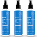 Reines Magnesium Öl Spray – 8oz (3 Pack) - Bio USP Grade, Magnesium Öl für Füße, Magnesium aus antiken Mineralien - Aceite de magnesio para Los pies - Natural Magnesium Chloride, Made in USA