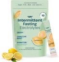 Antica Keto Fasting Electrolytes - Polvere elettrolitica senza zucchero per il digiuno intermittente - Supporta cognizione, energia e idratazione | 10 pacchetti