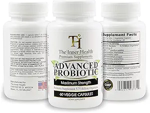 Probiotici avanzati per le donne e gli uomini per sostenere il sistema sano Gut & Immune; 5.75 miliardi di organismi; Bacillus Subtilis Lactobacillus Rhamnosus Acidophilus Probiotic L. Casei e altro