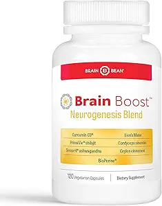Capsule Boost del cervello | con Curcumina, Cordyceps, Hericium, Ceylon Cinnamon, Shilajit purificato e Ashwagandha | 30 Serve