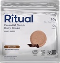 Ritual 18+ Vegan Protein Pulver mit BCAA: 20g Bio Pea Protein aus Regenerativen Bauernhöfen in USA, Glutenfrei, Pflanzenbasiert, Zuckerfrei, Milchfrei, Hand-Crafted Vanille, 1Lbs