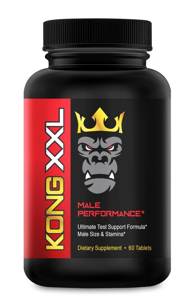 Kong XXL- Ultimate Male Performance e allargamento Pillole per gli uomini- Aggiungere 3-6” in 60 giorni- Maggiore dimensione, unità, resistenza e resistenza - Aumentare le prestazioni- 60 compresse