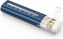 Zannaki in alluminio 7 giorni organizzatore settimanale di pillole, custodia portatile di viaggio con tre strati di tenuta, grande capacità graziosa scatola di pillole giornaliere, contenitore di supporto del pilastro per vitamine, pillole, integratori e farmaci