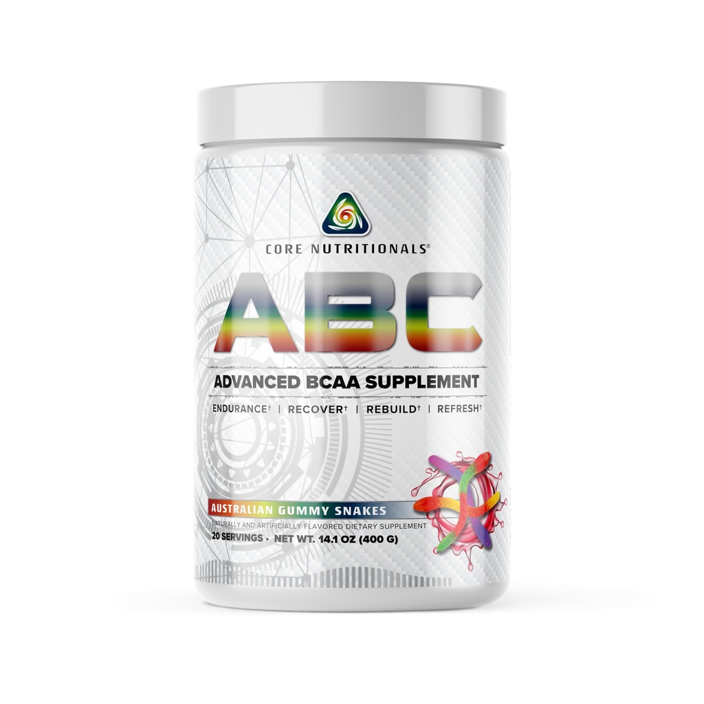 Core Nutritionals ABC Advanced BCAA Supplement (en anglais seulement) Amino Acid Recovery Blend (en anglais seulement) avec Glutamine, Beta Alanine, Citrulline Malate (en anglais seulement) 20 portions