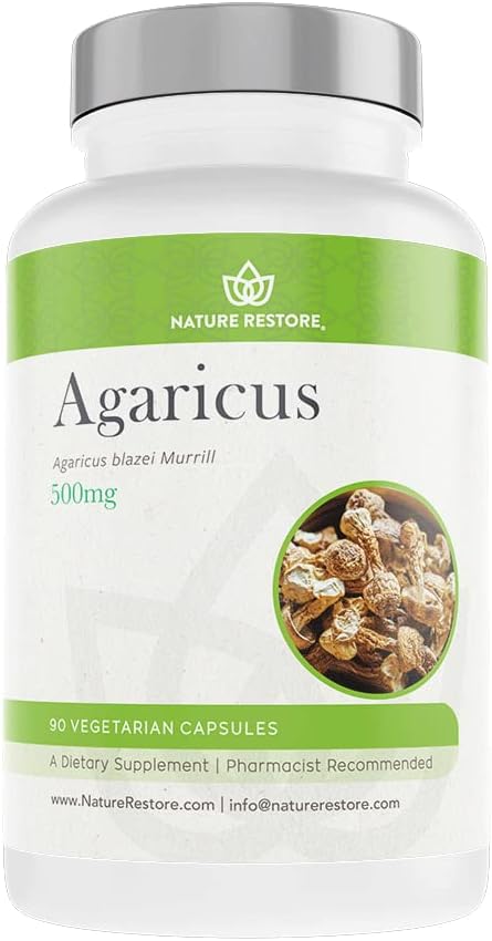 Agaricus Blazei Murill Estratto di funghi Supplemento, 90 capsule, 40% polisaccaridi