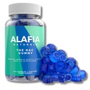 Zuckerfreie NAC-Gummien, NAC-Ergänzung für Atmungsgesundheit, Leberentgiftung und Sauberkeit, Nieren, Antioxidantienunterstützung, N-Acetyl Cystein-Ergänzung MCT-Öl beschichtet für Absorption Vegan 60ct
