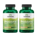 Swanson Probiotic - Supplemento di salute digestivo w/ 1 miliardo di CFU per capsula - Regolarità naturale del telo di sostegno della formula & benessere giornaliero - (120 capsule) (2 Pack)