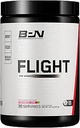 BARE PERFORMANCE NUTRITION BPN Flight Pre Workout, unterstützt Energie und Mental Fokus, Verbesserte Endurance & Muskelpumpen mit CarnoSyn® Beta Alanine, Erdbeer Kiwi, 30 Servietten