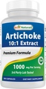 Best Naturals Artichoke Extract 1000 mg Per Serving- 3rd Party Lab Tested - 180 Capsules