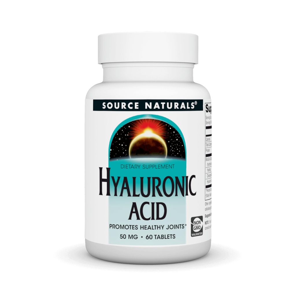 Quelle Naturals Hyaluronsäure, 50mg, 60 Tabletten