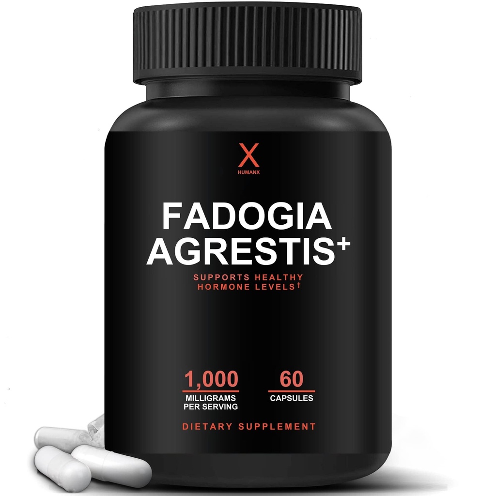 HUMANX Fadogia Agrestis, Tongkat Ali & Beta Ecdysterone 1000mg - États-Unis Supplément testé par une tierce partie - Extraits puissants pour soutenir la performance athlétique et la masse musculaire - Suppléments de gélules