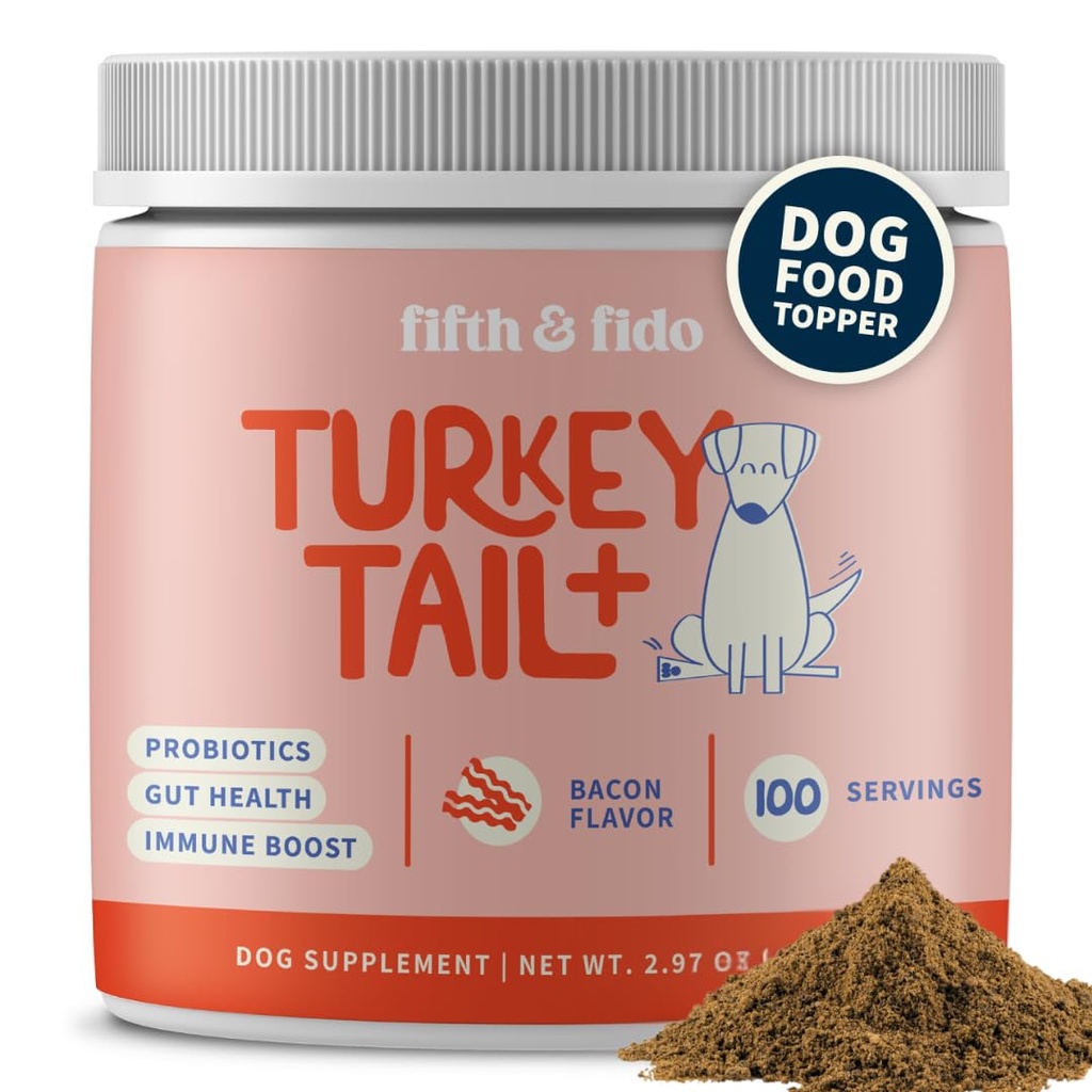 Türkei Tail Mushroom für Hunde – Lipoma Behandlung für Hunde – Pilz-Ergänzung für Lumps und Bumps - Hund Wart Remover - Hund Probiotic Mushroom Powder