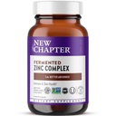 Neue Kapitel Zink-Ergänzung, Fermented Zinc Complex, ONE Täglich für Immununterstützung + Hautgesundheit, Mineral-Balancing Formel Reich an Kupfer, einfach zu Swallow & Digest, 30 Zähler (1 Monat Versorgung)