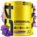 Cellucor C4 original pré-entraînement poudre de raisin sucre libre pré-entraînement énergie pour les hommes et les femmes 150mg caféine + Beta Alanine + créatine - 30 portions (emballage mai Vary)