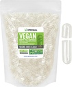 XPRS Nutra Size 00 Empty Capsules - 5000 Count Unito Clear Empty Vegan Capsule - Pillole Vuoto Vegetariano - DIY Capsule Vegetali Filling- Veggie Pill Caps