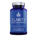 Thrivous Clarity Daily Nootropic – Kognitive Unterstützung & Mood Formel mit Bacopa (Synapsa®), L-Theanin, Rhodiola Rosea, Vitamin B Complex & Zink Picolinate – 60 Vegan Kapseln