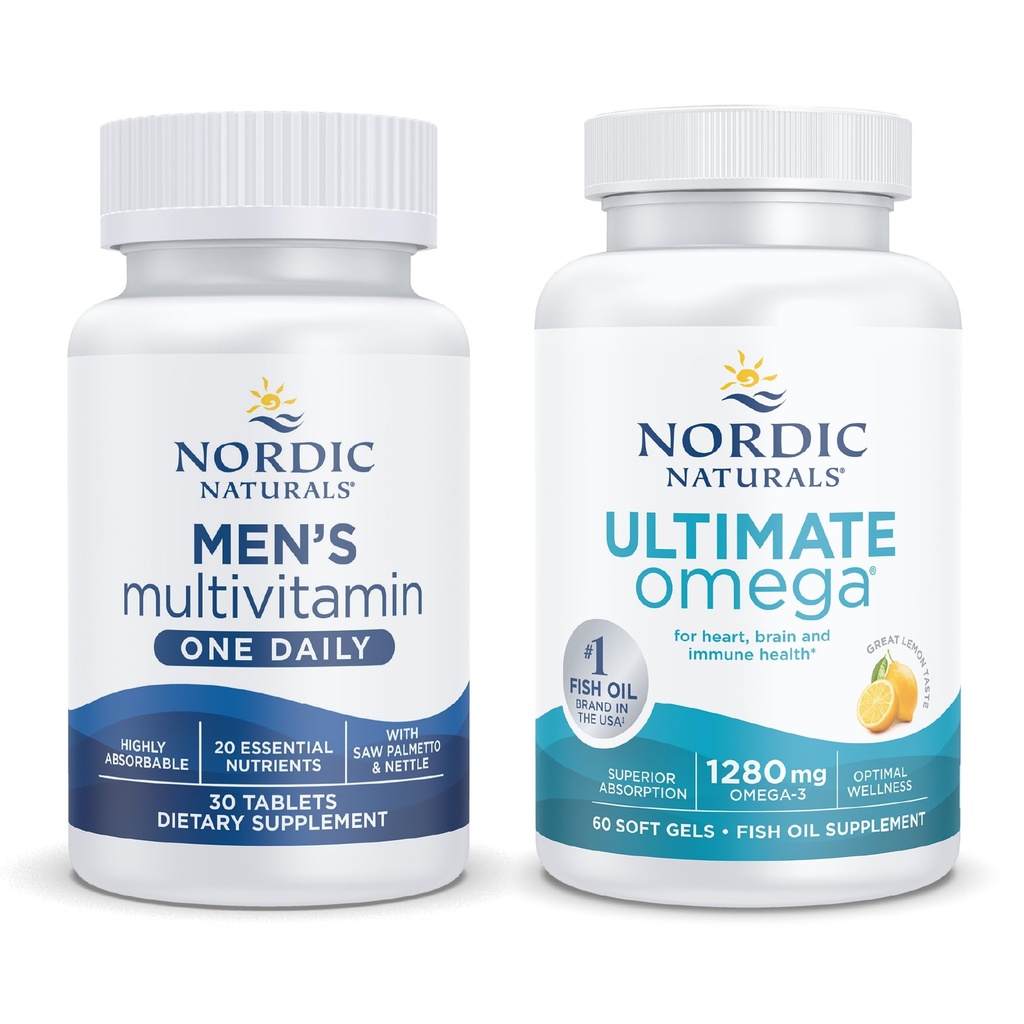 Nordic Naturals Starter Pack - Multivitamin One Daily, Ultimate Omega
