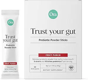 Ora Organic Probiotic Pixies avec Prébiotiques - Probiotiques végétaliens pour la santé digestive