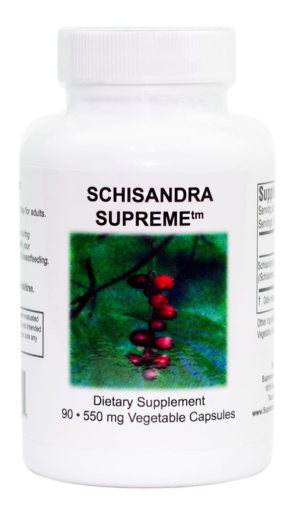 Supreme Nutrition Schisandra Supreme, 90 Pure Schisandra Fruit Capsule Vegetariani